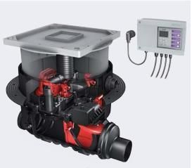 Pompsysteem Ecolift (inbouw in vloerplaat)