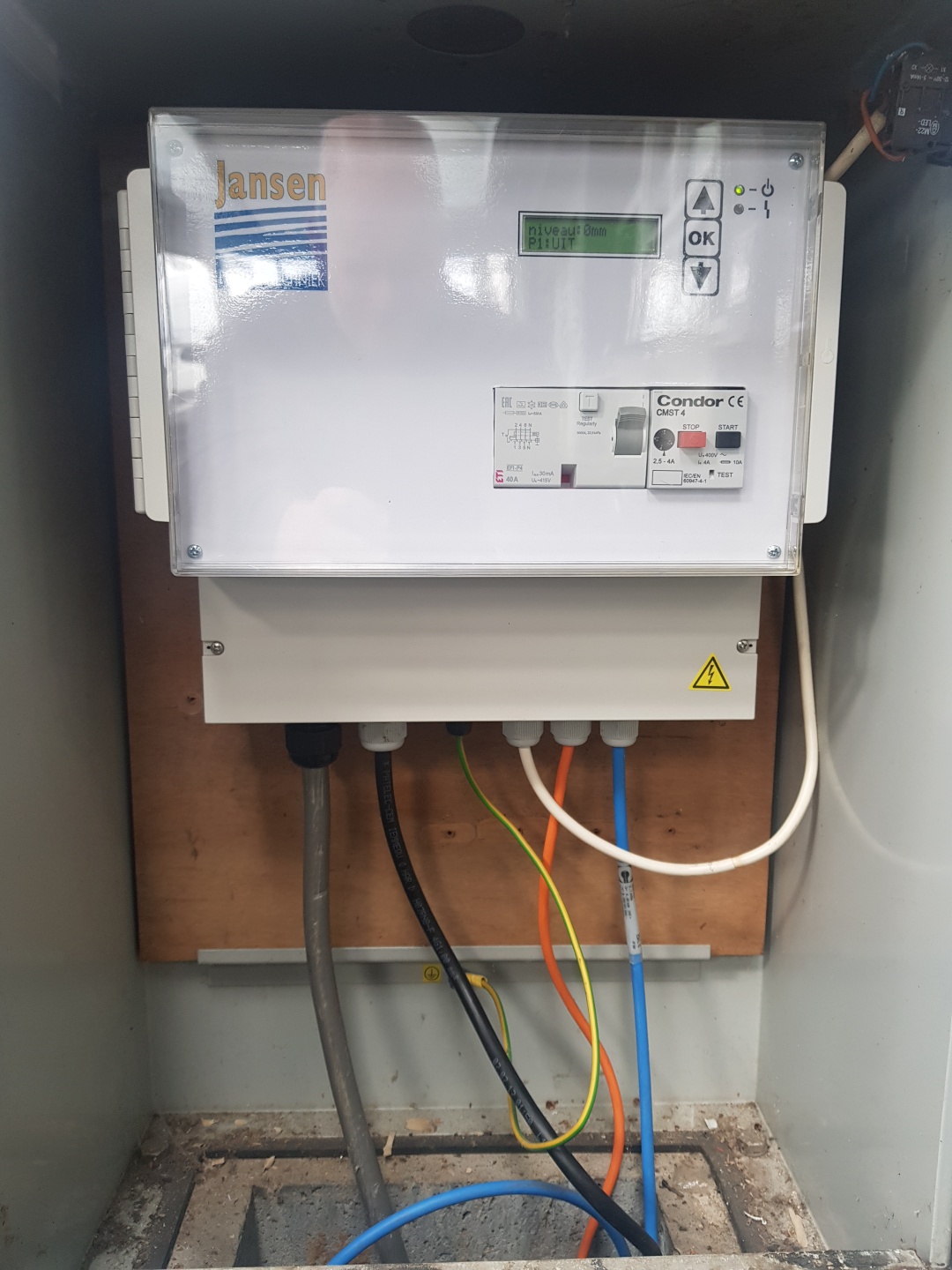 Renovatie pompput vuilwaterafvoer